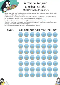 A Fun Printable Chore Chart