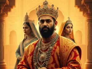 Akbar the great with wives