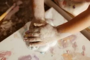 How to Make Inflatable Slime At Home mixing slime
